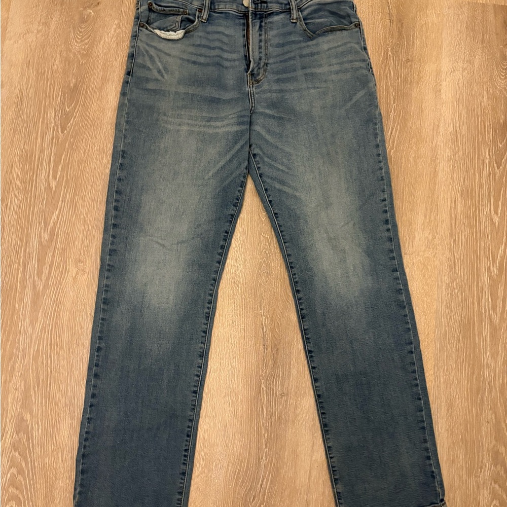 Lucky Brand jeans men's 34x32 329 classic straight blue denim pants retro Y2k